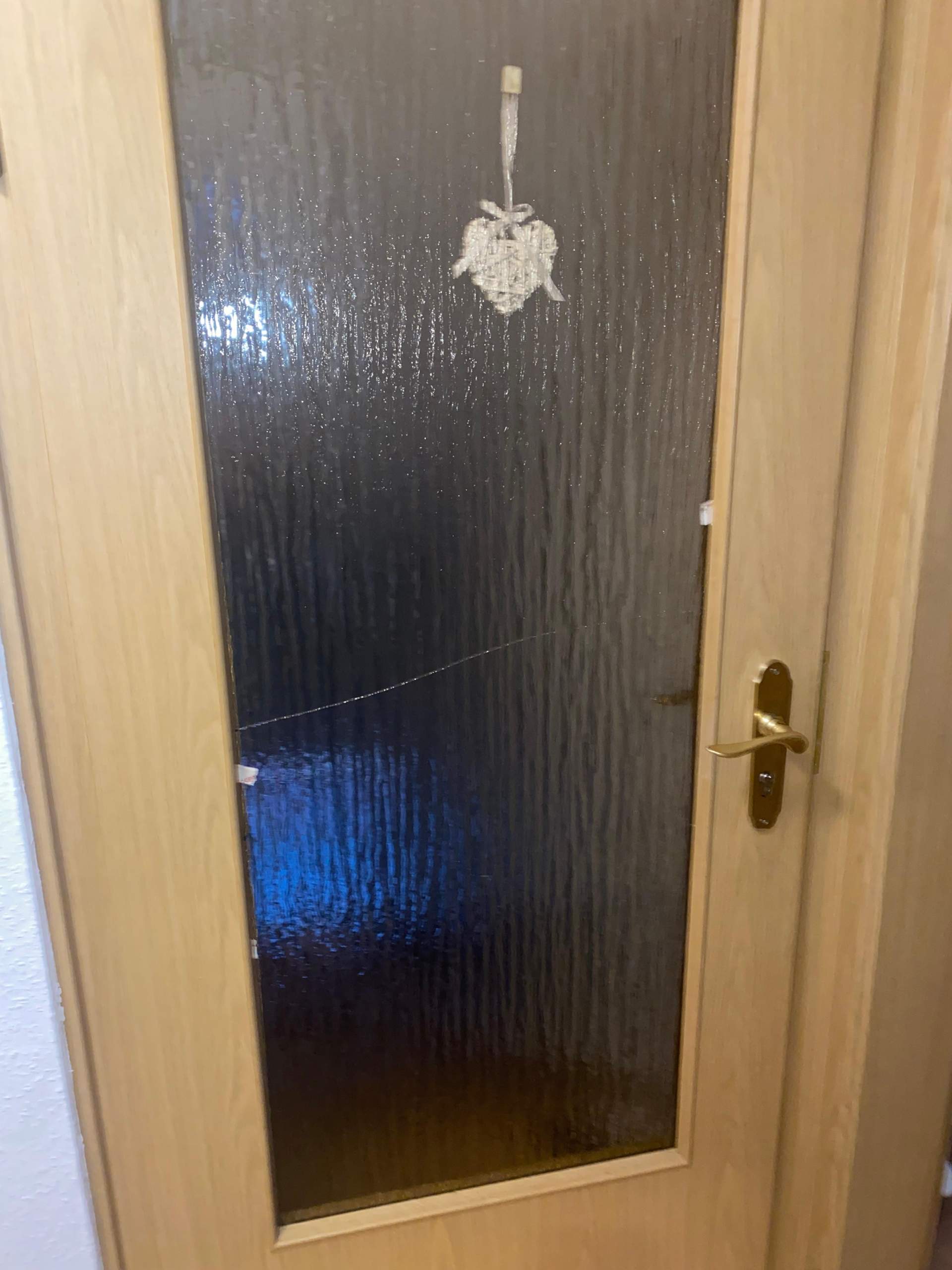 Meine Tür ist gerissen, weiß einer wie man das Glas austauschen kann