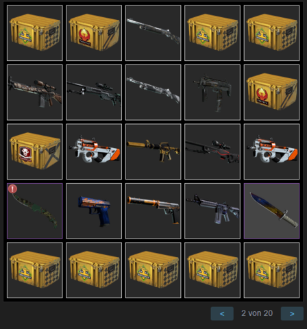 Inventar in Steam - (csgo, Counter-Strike)