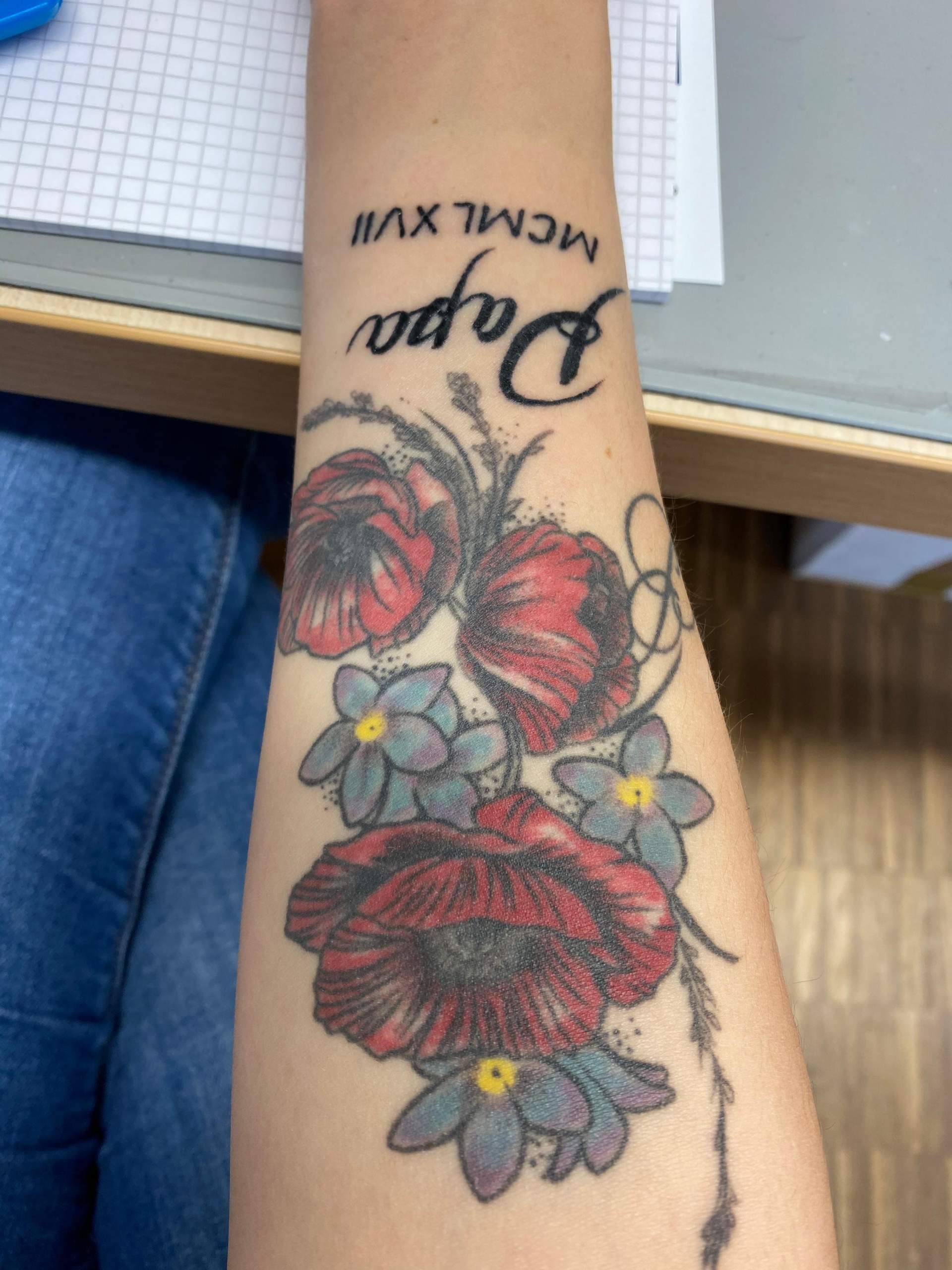 Meinung zu Folie auf frisch gestochenes Tattoo? (meinungsumfrage