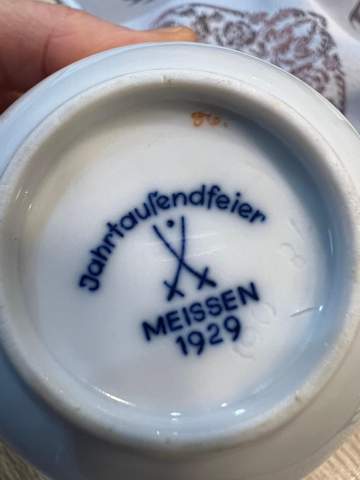 Meissen Tasse alte Serie, Wert? (Antiquitäten, Wertschätzung, Antik)