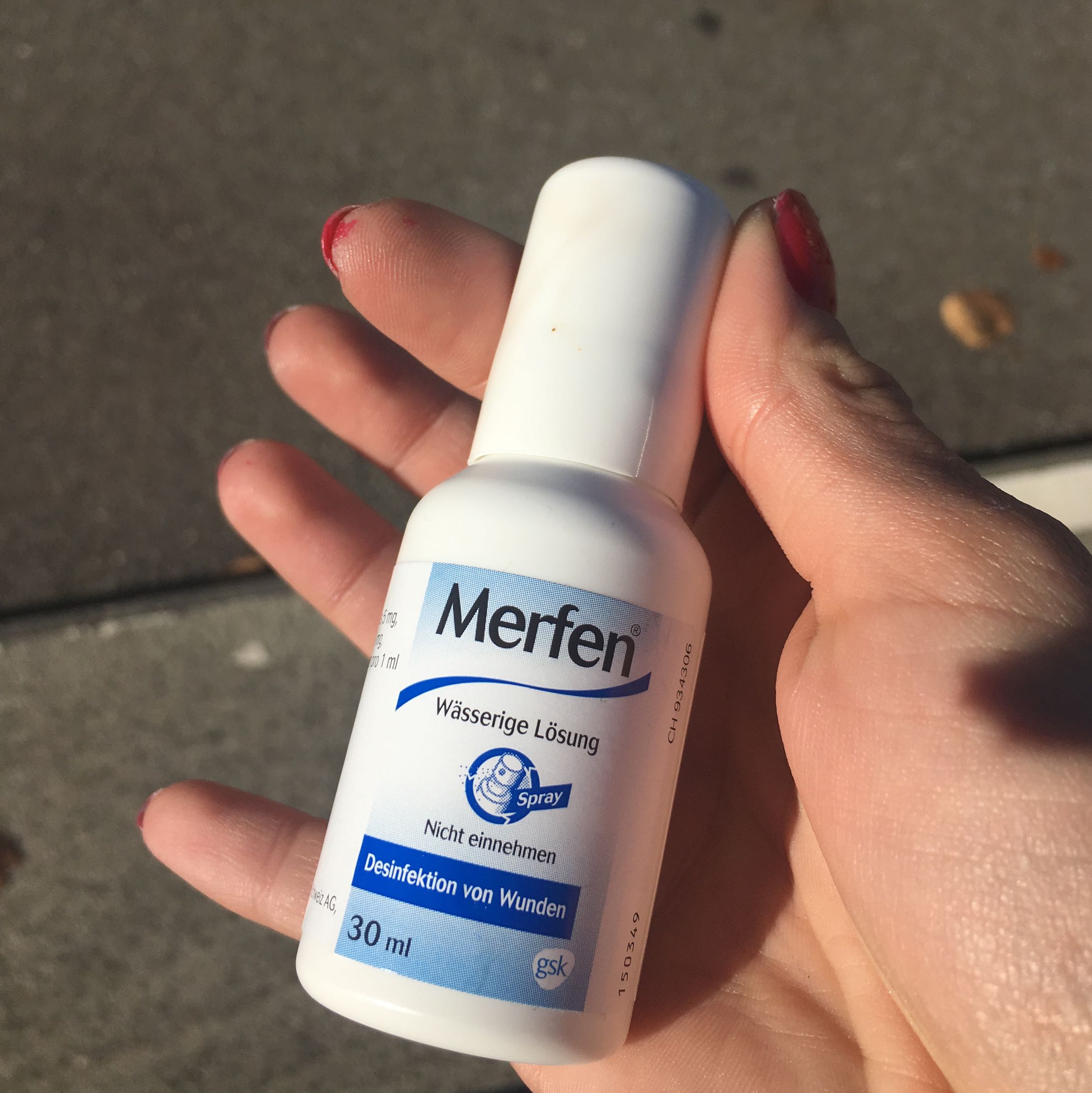 Merfen Spray Merfen spray beim hund? (Krallen)