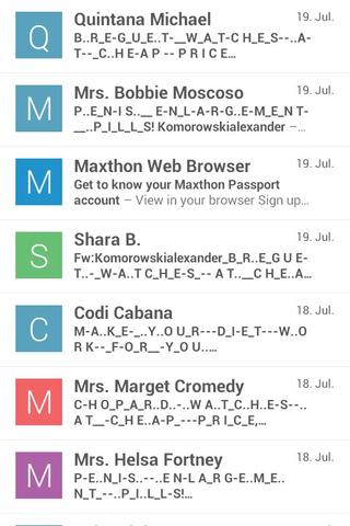 ein paar Beispiele - (E-Mail, Spam)