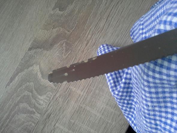 Messer mit Flecken - (Flecken, Spülmaschine, Rost)