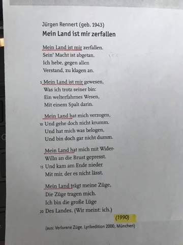 Metaphorik In Gedicht Schule Deutsch Lyrik