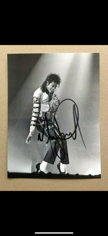 Michael Jackson autogramm?