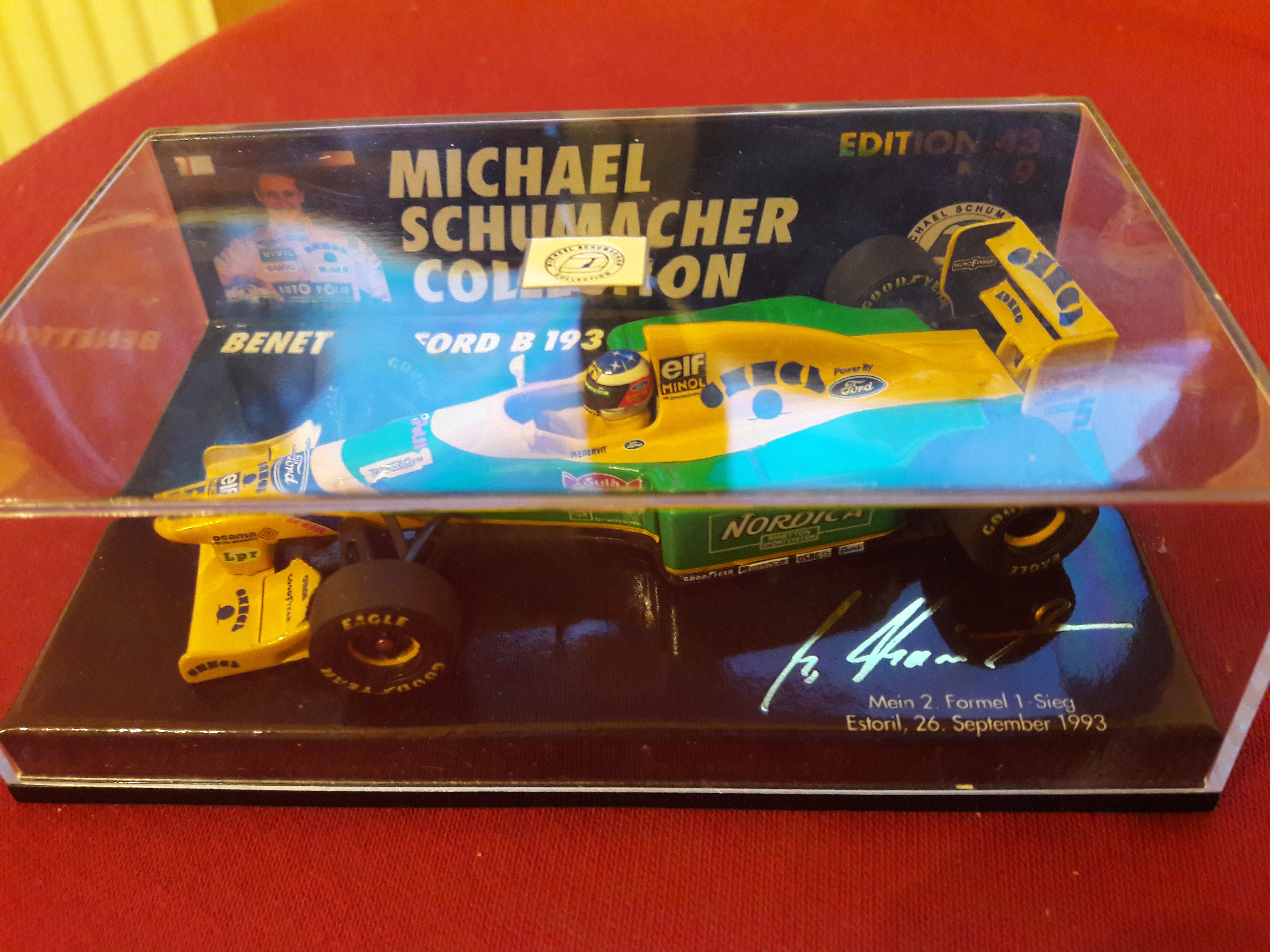 Miniature Fiat 500 Schumacher 1/64 Minichamps - Occasion, Collection Michael Schumacher
