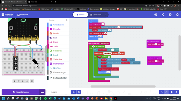Microbit Programm? (Schule, programmieren, Informatik)