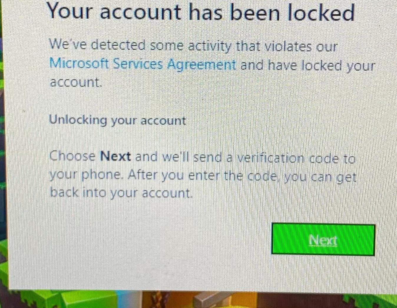 Microsoft Account Gesperrt Minecraft