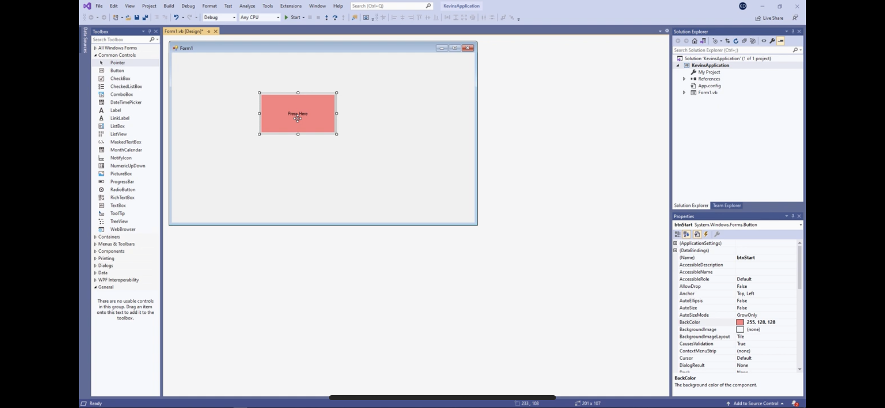 Visual Basic Up Microsoft Visual Studio 2022 set up? (C Sharp, Visual Basic)
