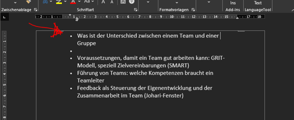Microsoft Word startet von ganz oben? (Technik, PC, Software)