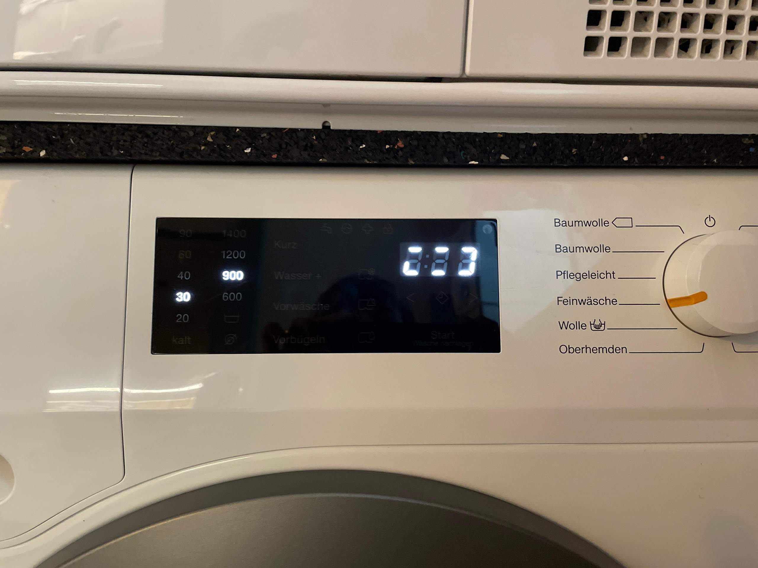 Cancel Programme Miele W1