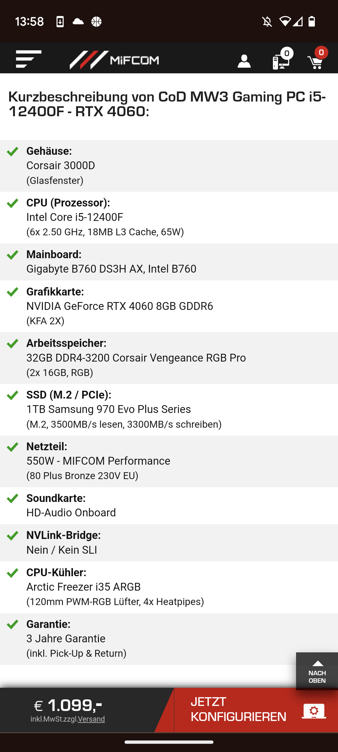 Mifcom Bier Mifcom PC gut oder überteuert?