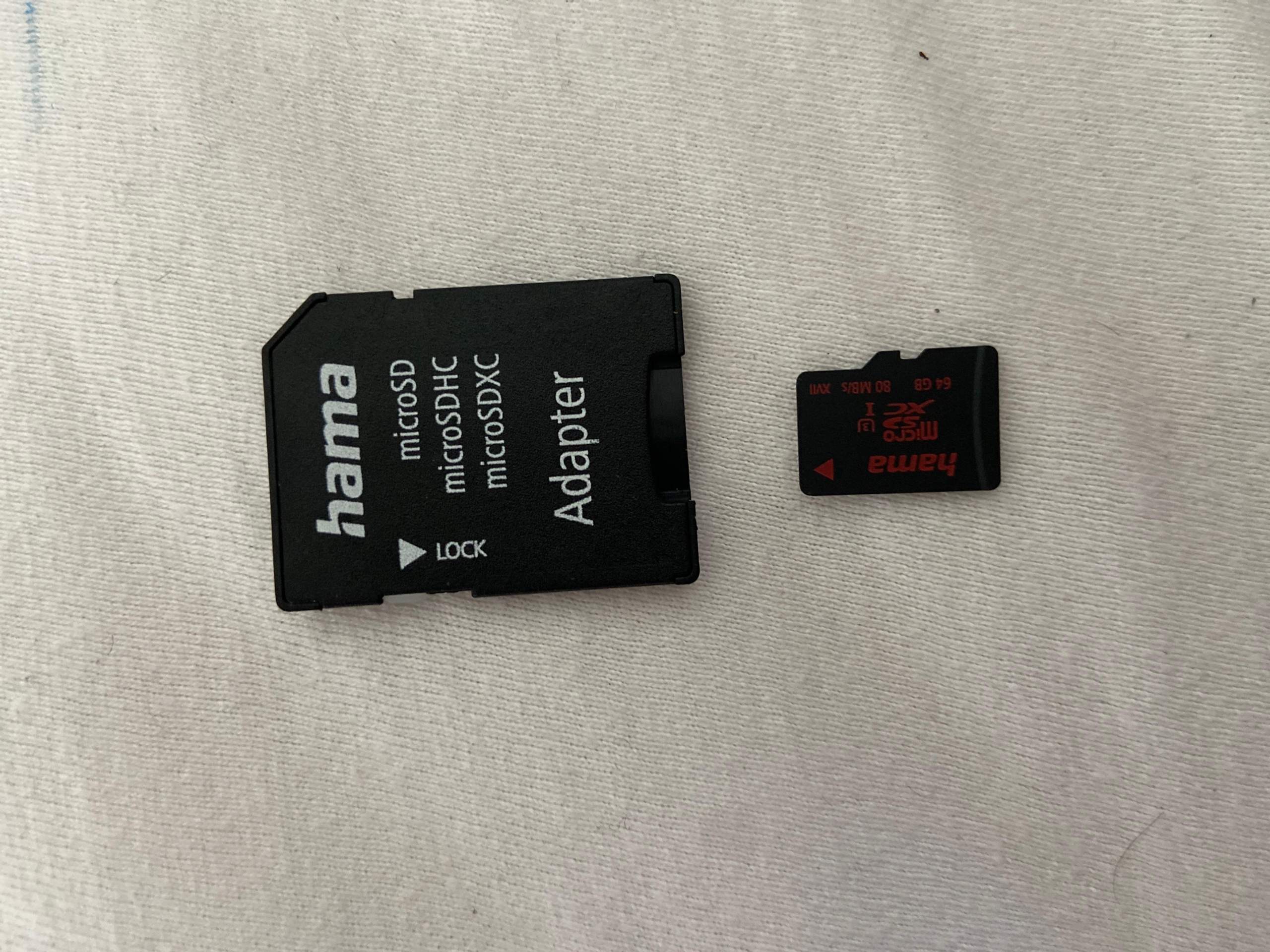 micro sd karte mit adapter