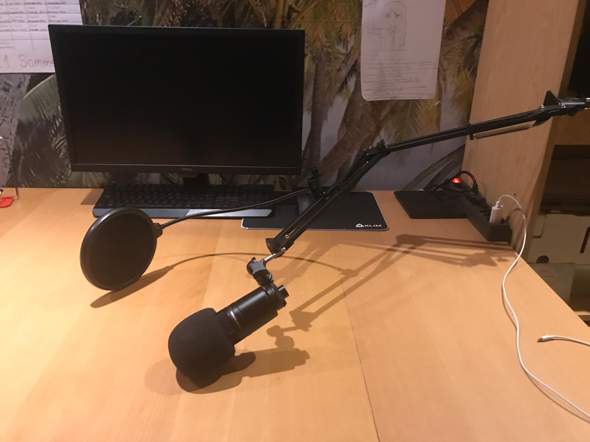 Mikrofon zu schwer für Schwenkarm?