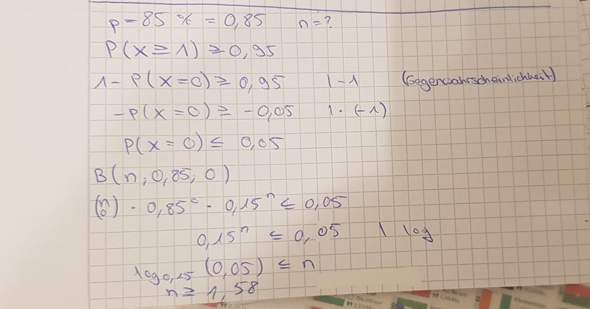 Mindestens -Mindestens- Mindestens Aufgabe (Stochastik)? (Schule ...