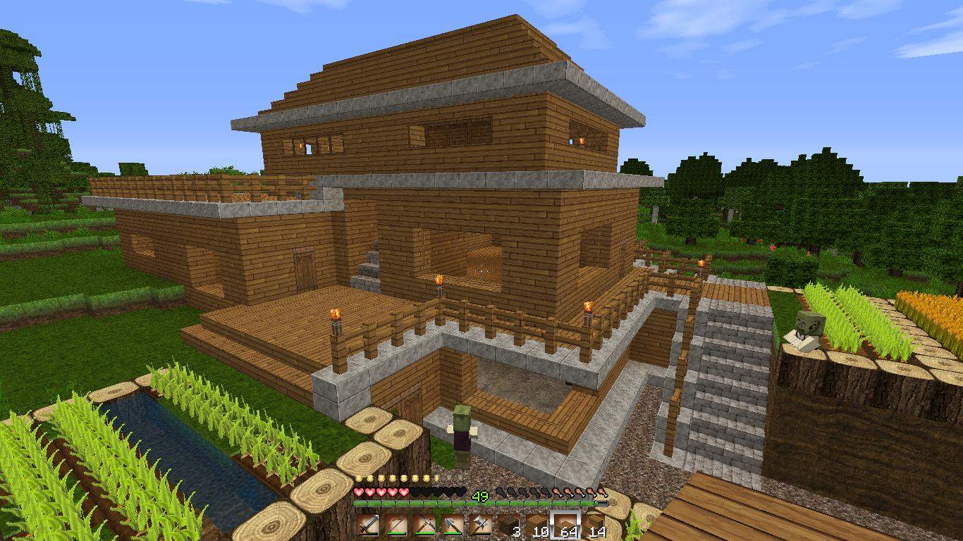 Minecraft Haus Bauen Und Einrichten Deutsch