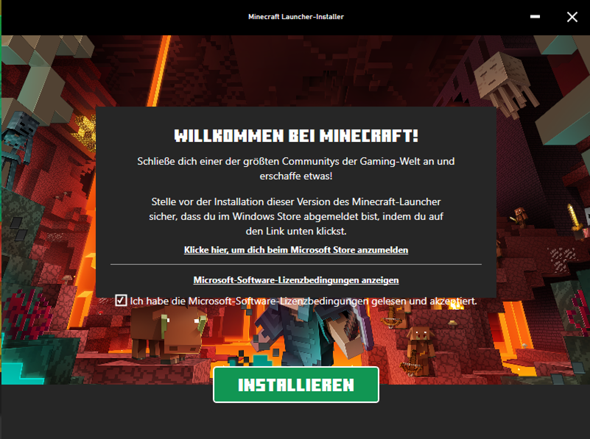 Minecraft Bedrock installiert nicht? (Minecraft Bedrock Edition)