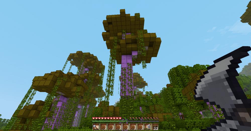 Minecraft. Blöcke haben komische farben/ symbole/ texte 