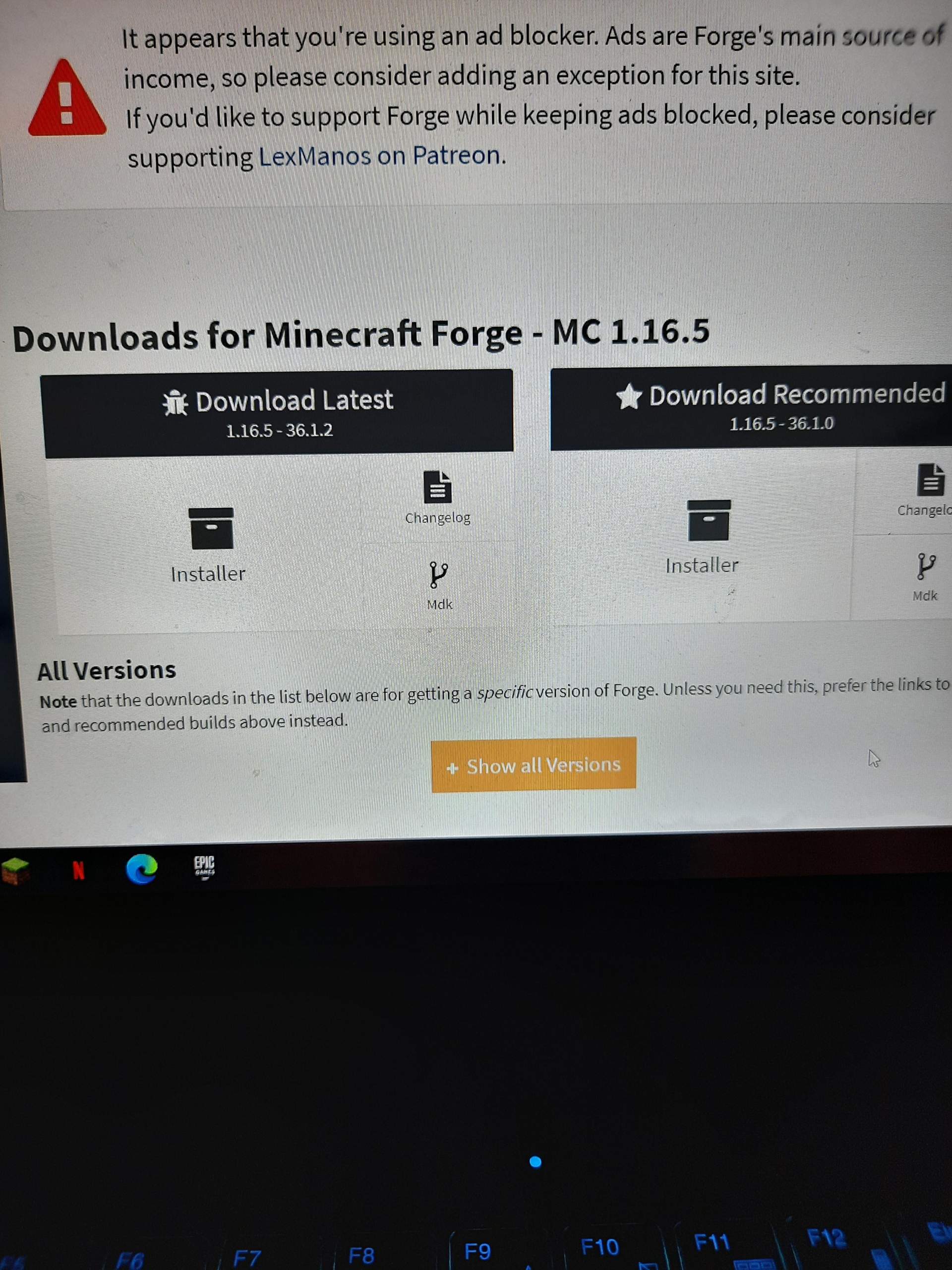 minecraft forge offline installer