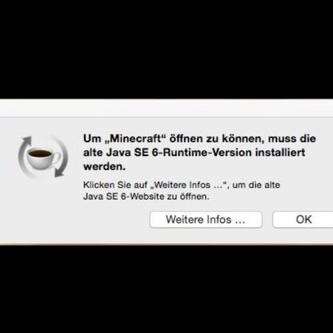 Fehlermeldung - (Minecraft, Apple, Mac)