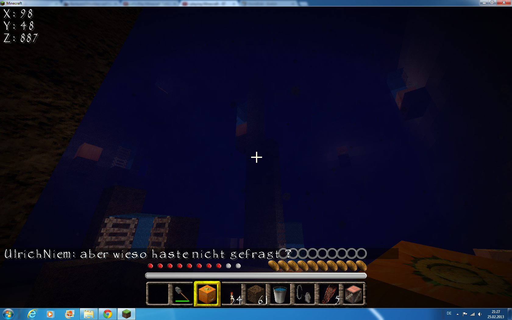 Minecraft Grossen Raum Trockenlegen Server