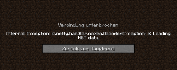 minecraft internal exception