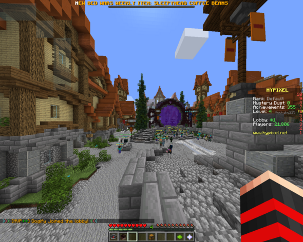 Minecraft Java Im Hintergrund Pixelig Computer Technik