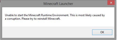 Fehlermeldung - (Minecraft, Windows, PC-Spiele)