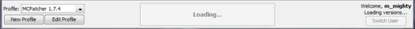 Hier ein Bild, wie das bei mir aussieht... - (Minecraft, Fehler, Launcher)