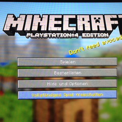 Hier steht ich muss es noch freischalten. - (Minecraft, minecraft demo)