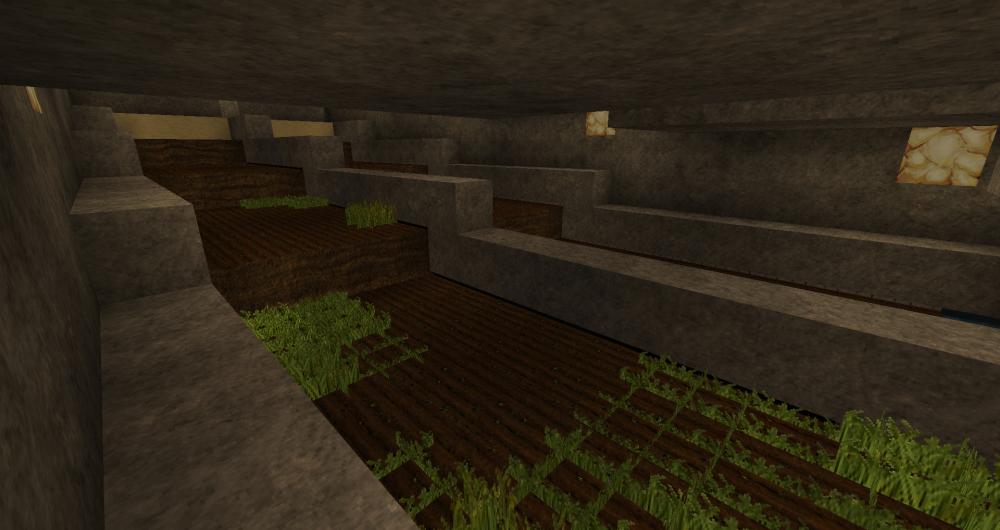Minecraft Samen plazieren in farm unter der erde (weizen)