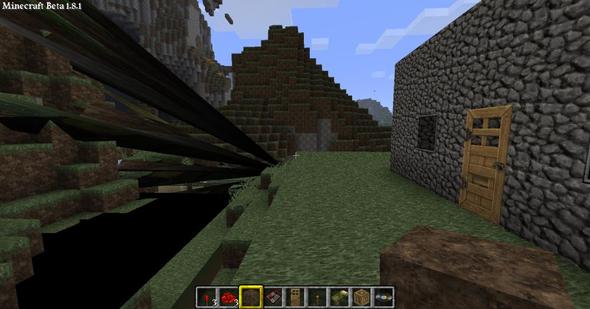 Schwarzer Streifen - (Minecraft, Grafikkarte, Grafik)