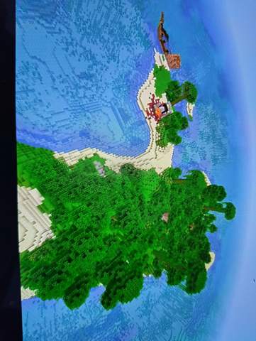 Minecraft seed Insel Schiffwrack?