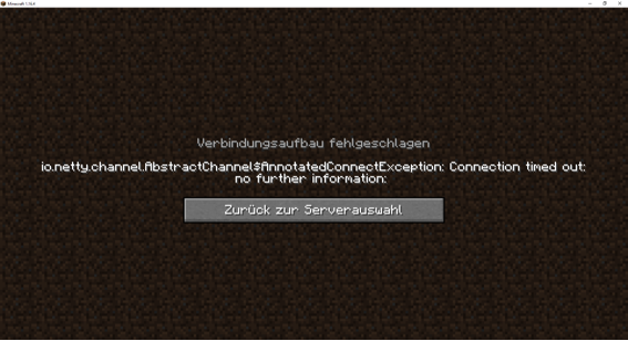 Minecraft Server Problem?