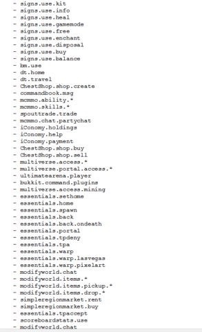 2.Teil Permissions - (Minecraft, Server, permissions)