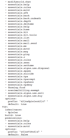 3.Teil Permissions - (Minecraft, Server, permissions)