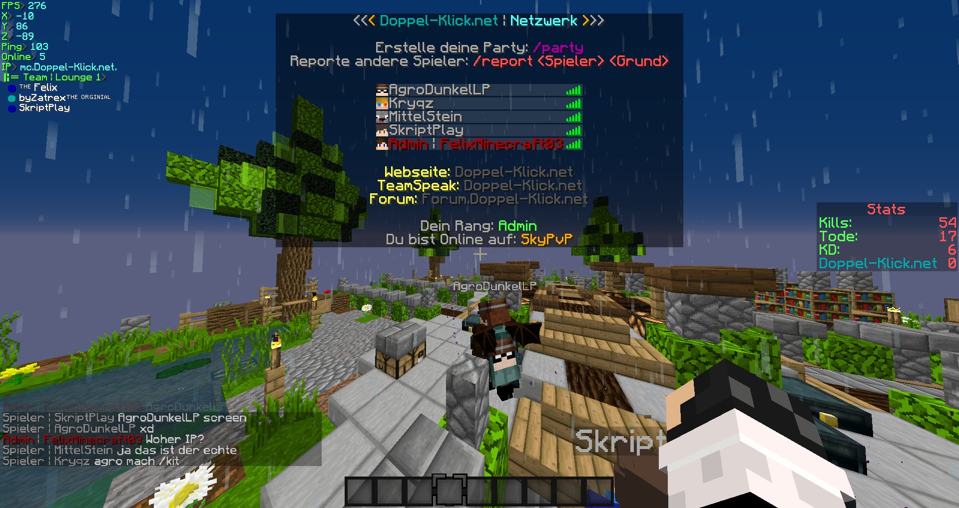 Minecraft Tabliste sortierten (Plug-in, prefix, Tablist) Minecraft Tabliste sortierten (Plug-in, prefix, Tablist)