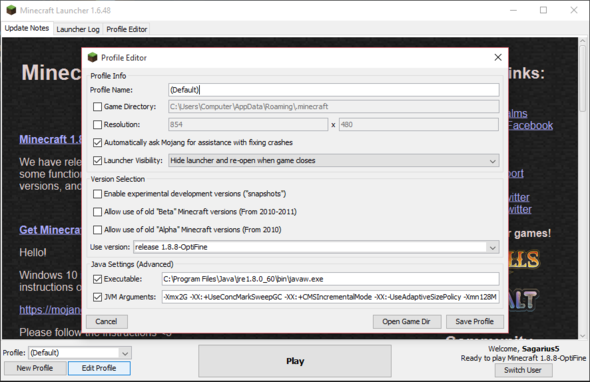 Minecraft/java mehr ram zuweisen funktioniert nicht? (PC Minecraft/java mehr ram zuweisen funktioniert nicht? (PC