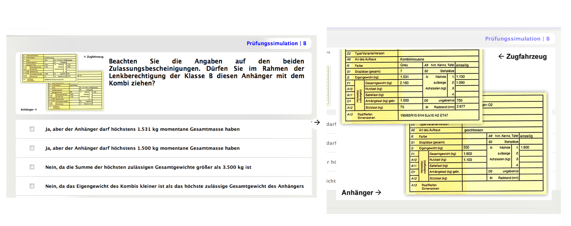 Mit Anhänger fahren / Anhängelasten - Führerschein (Autofahren)
