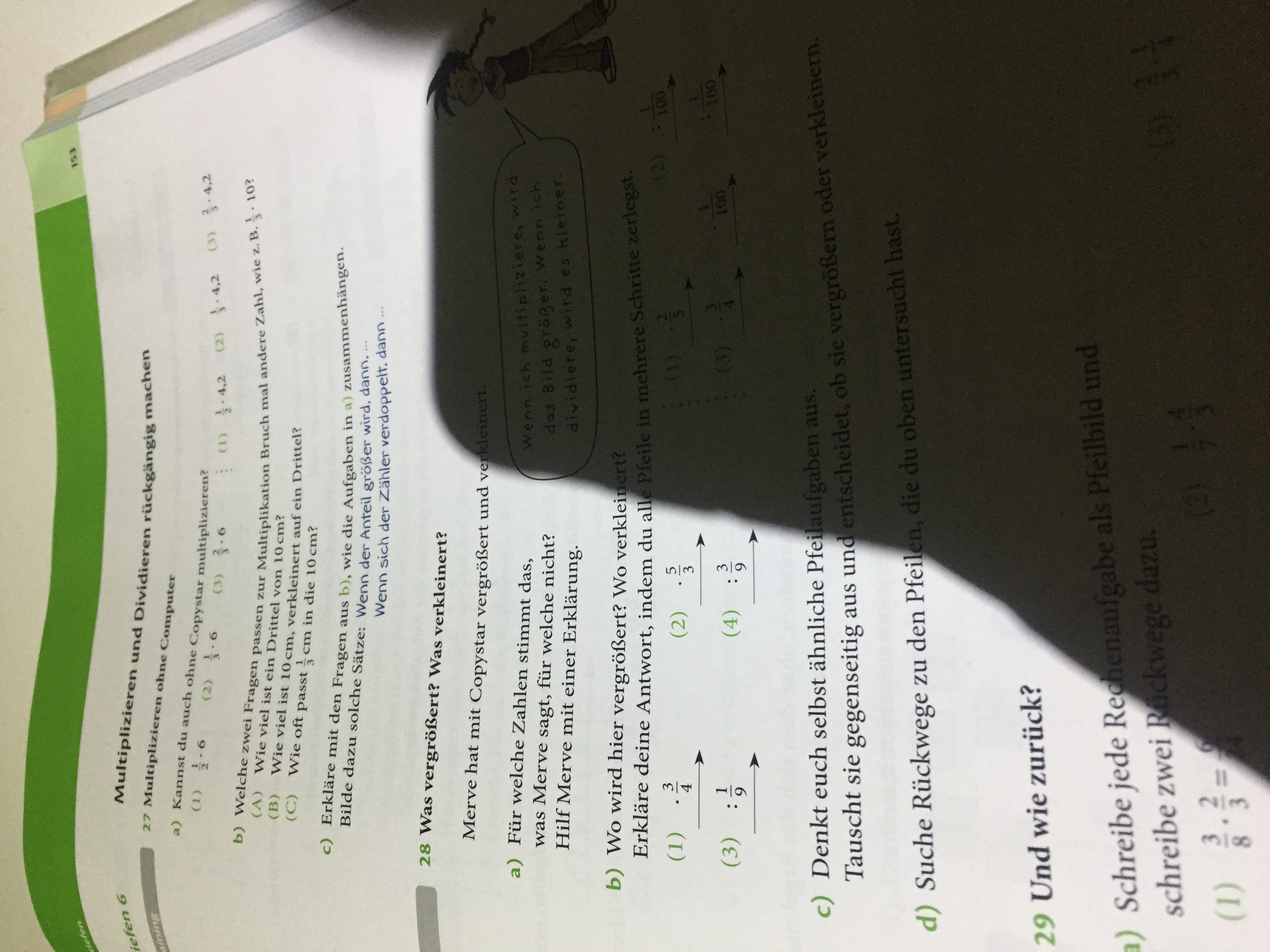 Mit Bruchen Verkleinern Und Vergrossern Mathematik