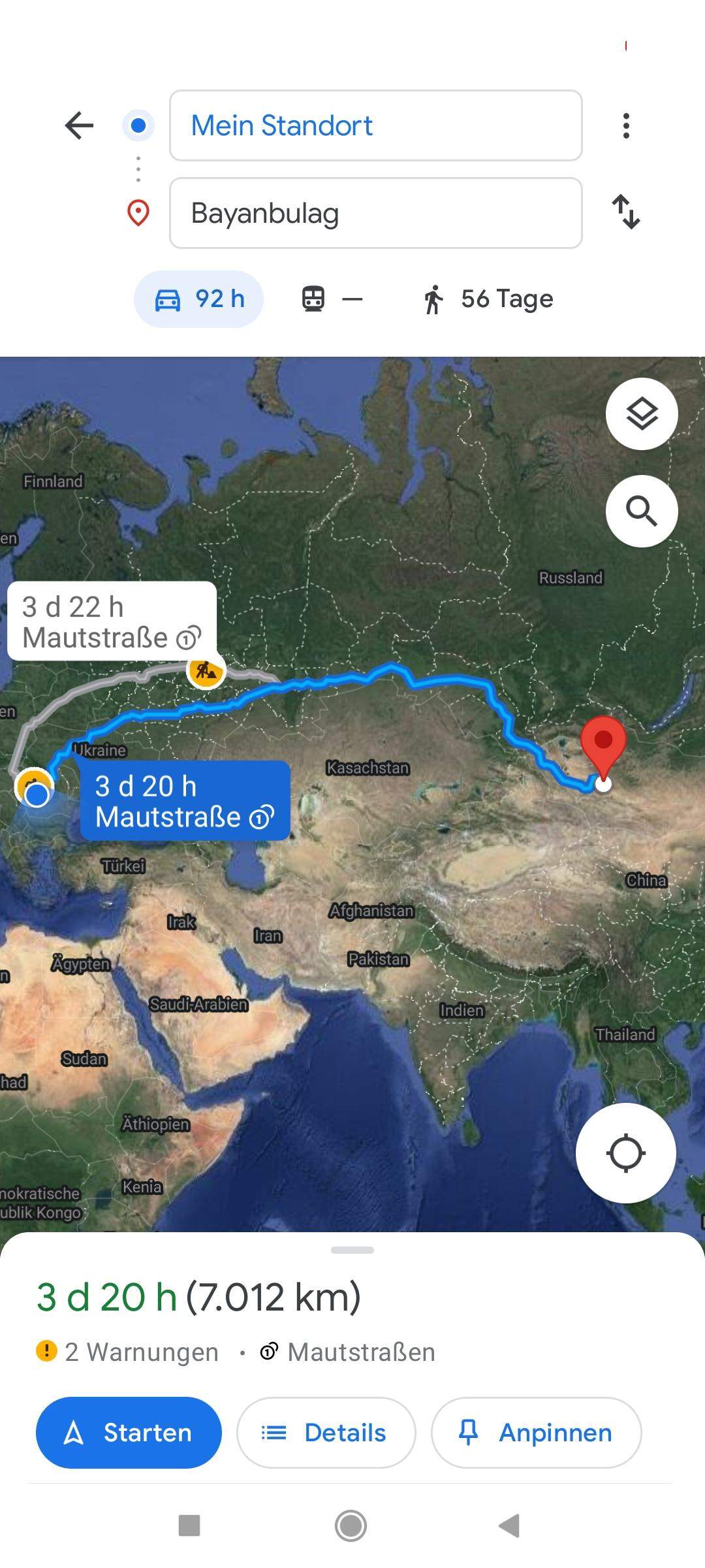 Mit dem Wohnmobil in die Mongolei? (Auto, Reise, Weihnachten)