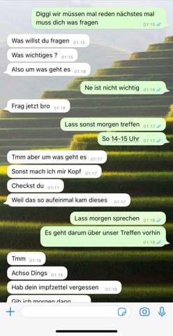 Mit Kindheitskollegen komische Vorstellungen was nun?