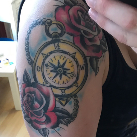 Kompass - (Tattoo, tätowieren)