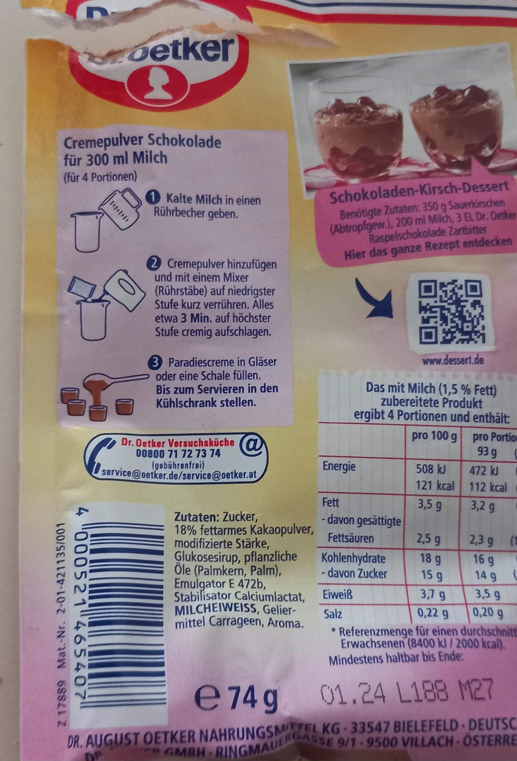 Mit welchem gerät paradies creme cremig aufschlagen? (Rezept)