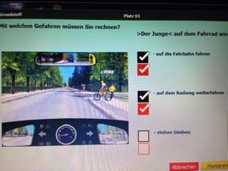 Mit welchen Gefahren müssen sie rechnen (Führerschein, Theorieprüfung)