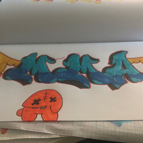 Das Graffiti - (Graffiti, Sprühen)