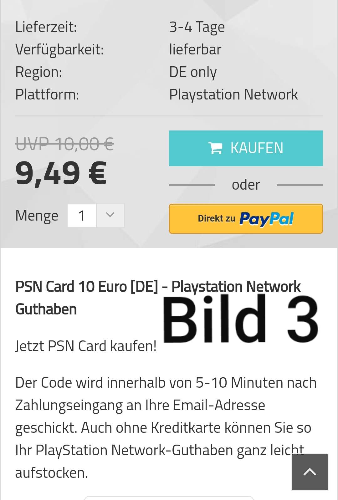 MMOGA Key nicht erhalten? PlayStation 4, PlayStation Network)