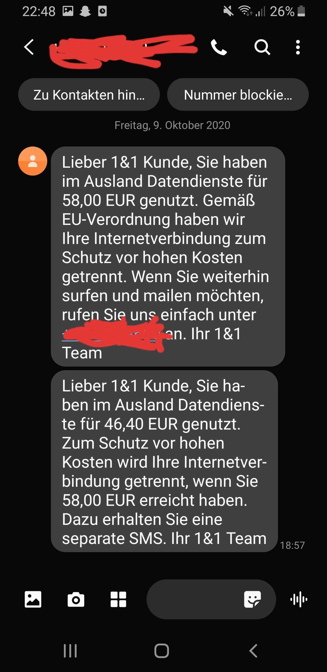 Mobile Daten ausversehen aktiviert gelassen, was tun? (Technik, Handy