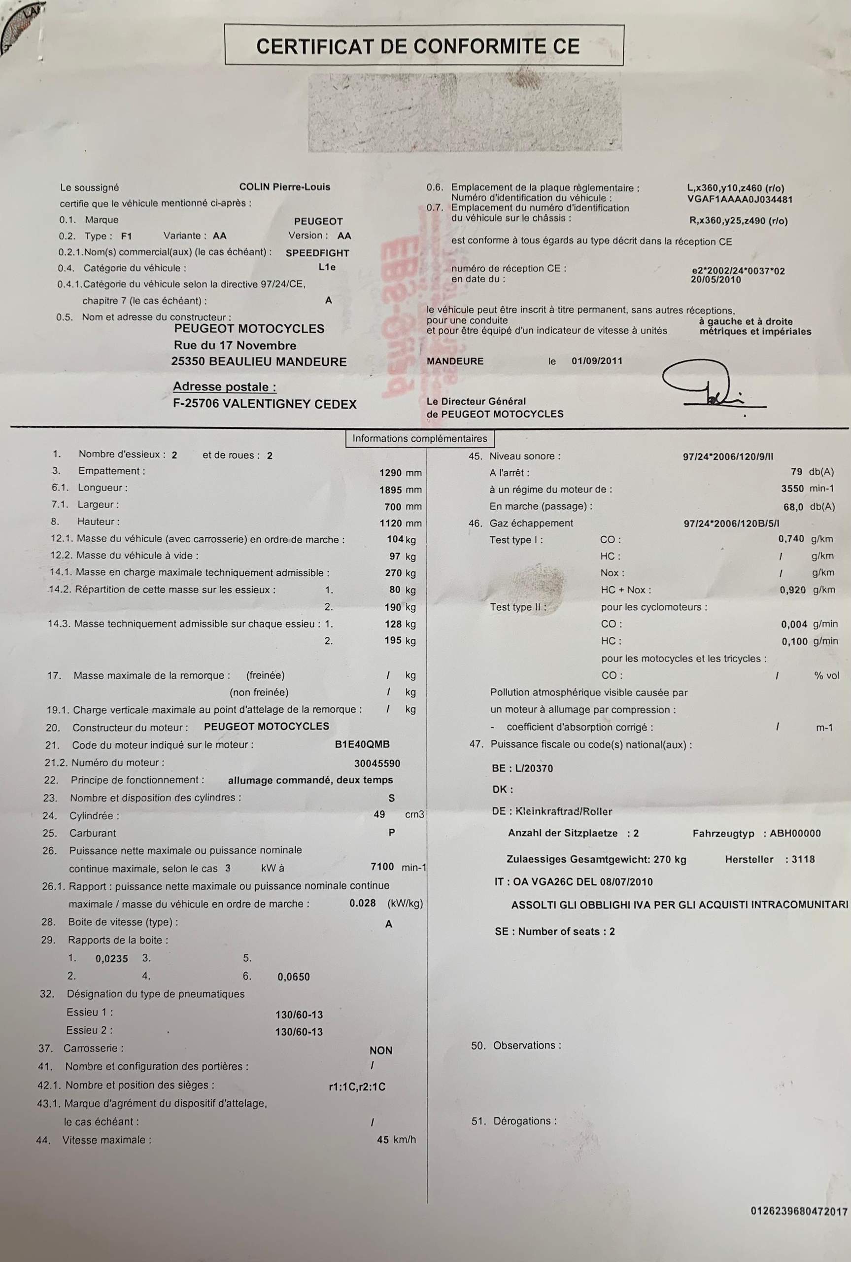 Mofa Papiere ausreichend? (Technik, Technologie, Roller)