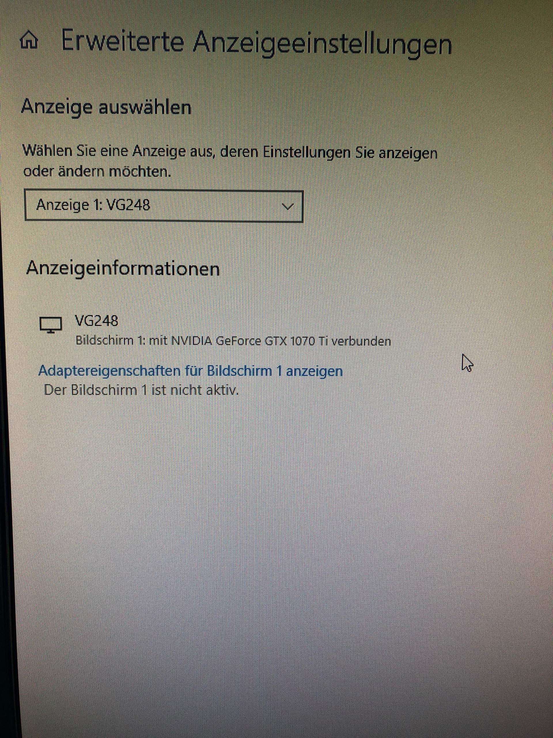 Monitor wird erkannt aber zeigt kein Bild? (Computer, Technik, PC)